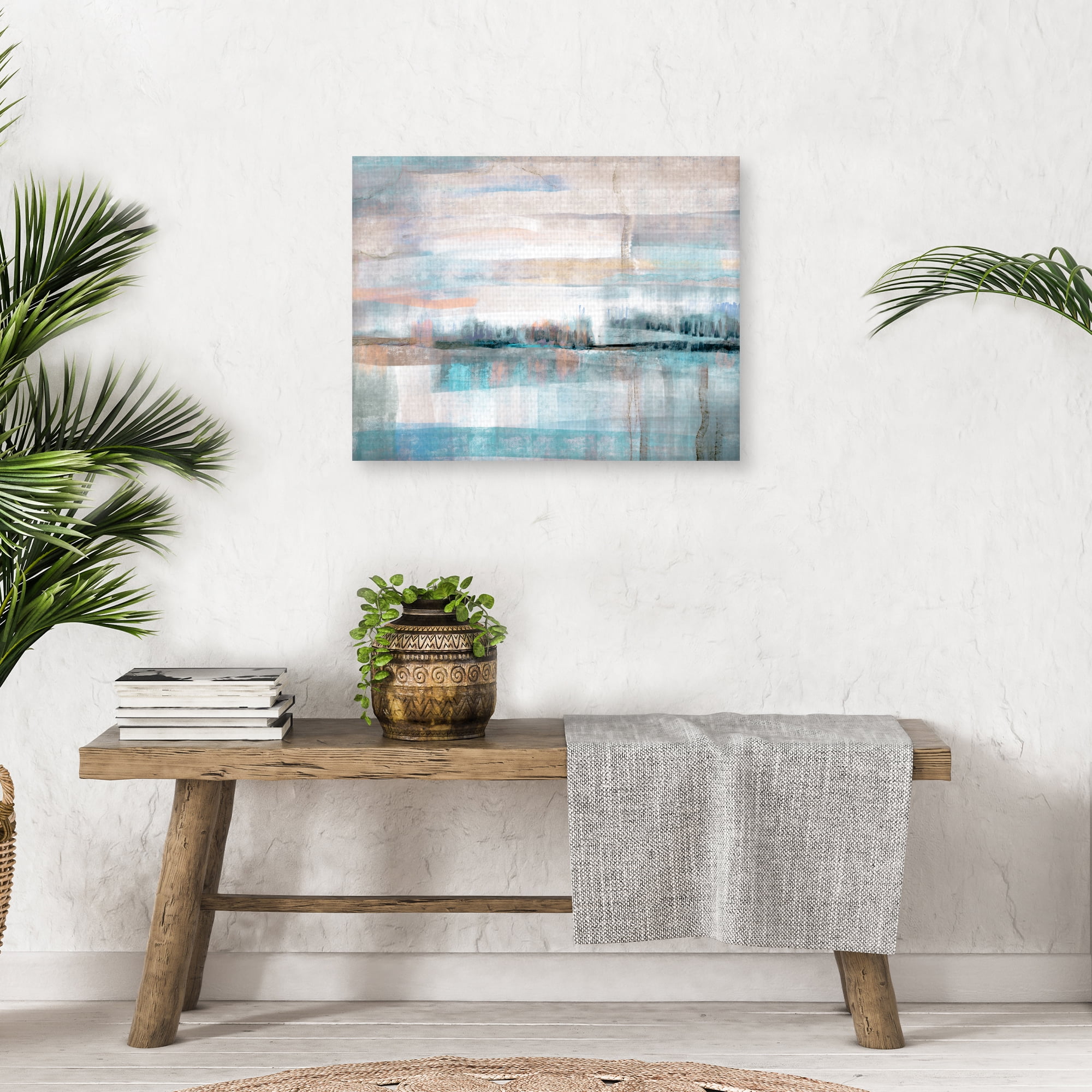 Pastel Valley by Nan Canvas Art Print