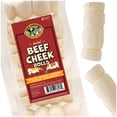 thumbnail image 7 of Pack Approved Mini Beef Cheek Rolls - Single Ingredient, All Natural Dog Treats for Small and Medium Dogs - Low fat, Gluten-free, & Grain Free Dog Treats - 3-4 inch (6-pack), 7 of 7