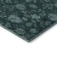 thumbnail image 4 of Addison Rugs Mayfield Washable Transitional Floral Teal Rectangle Rug, 1'8" x 2'6", 4 of 5