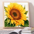 thumbnail image 3 of Kit de pintura de diamante 5D bricolaje girasol taladro redondo completo decoración de pared arte de diamantes de imitación FLhrweasw Nuevo, 3 of 9