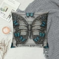 thumbnail image 2 of TIAOTIAOHOU and Watch You Everyday-Butterfly Throw Pillow Cover, Inspirational Butterfly Cushion Cover for Sofa Bed Home Decor, Gift for a Widowed Friend, 2 of 5