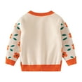 thumbnail image 2 of Toddler Baby Girls Knitted Cardigan Sweater Kidss Long Sleeve Button Front Tops, 2 of 10
