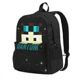 thumbnail image 2 of DanTDM Backpack, Lightweight Casual School Backpacks Bags Book Travel Hiking Camping Work, 16.5 Inch, 2 of 5