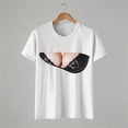 thumbnail image 3 of Haivin Womens Graphic Tees Short Sleeve Summer Tops Funny Letter Print Crew Neck Casual Loose Cute T Shirts, 3 of 6