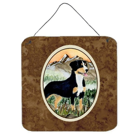 Entlebucher Mountain Dog Aluminium Metal Wall or Door Hanging Prints
