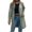 Gray, variant on Womens Rain Jackets, Lightweight Waterproof Mid-length Long Sleeve Women's Raincoats Khaki Size 2XL