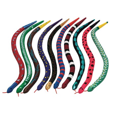 UPC: 0840614110357 | Flexible Wooden Snake Craft Kit (Pack of 12)