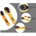 thumbnail image 4 of Jinsinto Rotary Cutter Kit 28MM Round Knife Cutter Hob Cloth Cutter Knife, Yellow, 14.3*4.1cm, 4 of 4