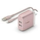 thumbnail image 1 of Cargador De Pared 2 Puertos USB A con cable Lightnig Belkin rosa, 1 of 7