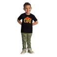 thumbnail image 3 of Funny Pizza Slice of Life Joke Toddler Boy Girl T Shirt Infant Toddler Brisco Brands 6M, 3 of 6