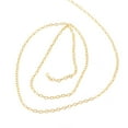 thumbnail image 3 of 10 Yards / Rouleau Chaîne Gourmette Chaîne Serpent Fil de Bijoux pour Bricolage Colliers, Bracelets Doré, 3 of 8