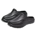 thumbnail image 6 of NGHnuifg Men Sandals Fashionable New Pattern Simple Solid Color Summer Casual Half Drag Flat Bottom Mens Closed Toe Sandals Size 14 Wide Mens Sandals Slide 11 Mens Closed Toe Sandals Size 14, 6 of 9
