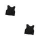 thumbnail image 3 of Sonducket Camiseta sin mangas Tomboy, chaleco moldeador de pecho, ropa interior deportiva elástica Trans para el pecho, corsé de vendaje Negro METRO 2piezas, 3 of 6
