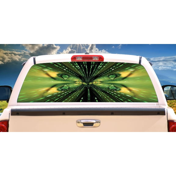 MATRIX Rear Window Graphic back truck decal suv view thru vinyl