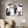 thumbnail image 5 of Moments of Serenity Canvas Print Abstract Wall Decor Set by Art Remedy, Silver Frame, 20 x 30, 5 of 6