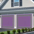 thumbnail image 3 of Purple Garage Door Cover Banner 6 x 13 FT, Black Modern Geometric Abstract Art Aesthetics Garage Door Curtains Backdrop with Grommets for Indoor Outdoor Wall Party Porch Yard Decorations Background, 3 of 9