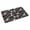 Black, variant on Black White Floral Door Mat Indoor Outdoor, Farmhouse Vintage Botanical Leaves Non Slip Welcome Mat with Rubber Backing, Absorbent Fabric Front Door Mats Entryway Rug for Home Patio Entrance 16"x24"