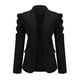 thumbnail image 4 of Chaquetas y abrigos casuales sin capucha de manga larga para mujer, abrigo de oficina de manga larga liso, cárdigan, traje, chaqueta larga, tops, abrigo para mujer, 4 of 5