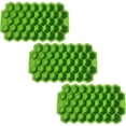 thumbnail image 2 of Cubitera de hielo Chef Grill SiliBlockGreen 3Pzas Verde Silicona 37Cavidades Grado Alimenticio Flexible, 2 of 2
