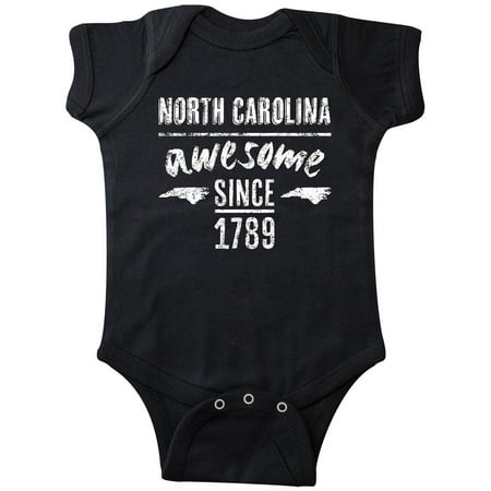 

Inktastic North Carolina Awesome Since 1789 Gift Baby Boy or Baby Girl Bodysuit