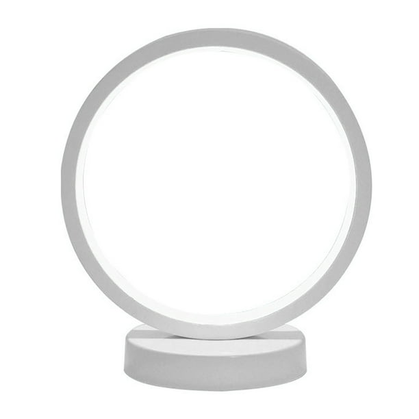 Lámparas De Mesa Con Anillo Circular, Luz De Noche Junto A La Cama, Iluminación Led, Decoración Creativa Para El Hogar, Lámparas Minimalistas Para