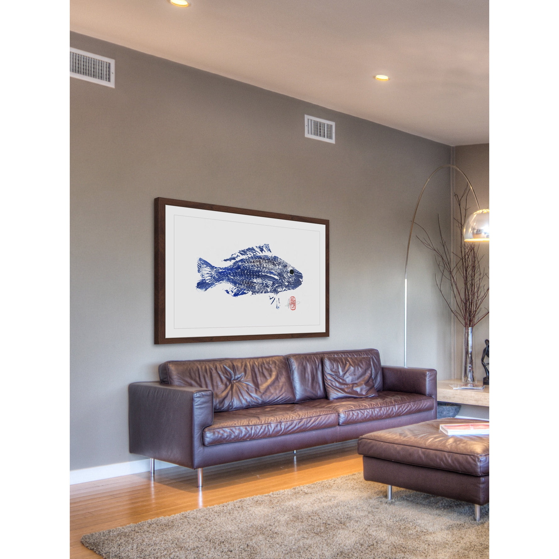 "Merveille" Framed Painting Print