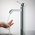 thumbnail image 3 of KRAUS Ramus Tall Vessel Bathroom Faucet, Chrome Finish, 3 of 11