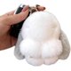 thumbnail image 1 of Lindo llavero de conejito de peluche para mujer, llavero de conejito de peluche kawaii, accesorio para llavero de mochila y bolso, 1 of 7