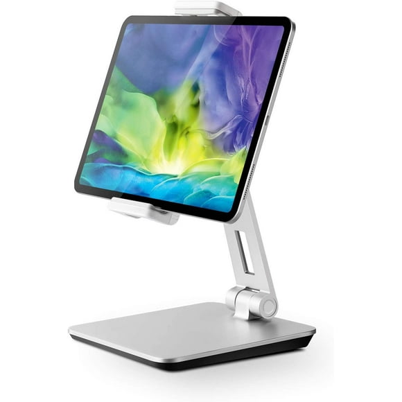 Tablet Stand, Adjustable Heavy Duty Aluminum Stand, 360° Swivel Foldable Holder for iPad, Samsung Tab, Kindle