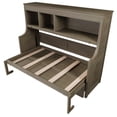 thumbnail image 6 of Noble House Eileen Twin Size Murphy Bed with Fold Down Desk and Storage Shelves, Wall Bed, Space Saving, Gray Wash, 6 of 9