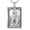 Silver, variant on TEAMER Skeleton Tarot Card Necklace Stainless Steel Amulet Marigold Tarot Card Major Arcana Necklaces for Women Men