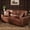 Brown, variant on Morden Fort Faux Leather Couch Sofa, Modern PU Leather Couch 3 Seater Sofa with Pillows for Living Room, Bedroom, Office, Apartment