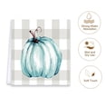thumbnail image 4 of Tnobhg Fall Kitchen Towel Gray Plaid Pumpkin Maple Leaf Letters Print Autumn Dish Towel Super Absorbent Quick Drying Dishcloth Farmhouse Home Decor, 4 of 8