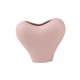 thumbnail image 3 of Jarrón de cerámica con forma de corazón, centro de mesa, obra de arte romántica, elegante florero para rosa, 3 of 8