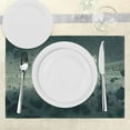 thumbnail image 3 of Ambesonne Outer Space Place Mats Set of 4, Moon Astronaut, Standard Size, Grey White, 3 of 6
