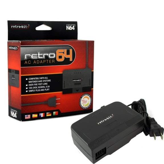 Nintendo 64 Replacement Ac Adapter