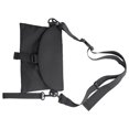 thumbnail image 3 of Bolsa de mensajero para hombre, bolsa de cremallera funcional negra impermeable de nailon Afortunado Sencillez, 3 of 5