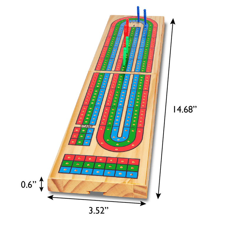 Classic Game Collection Cribbage Strategy Board Game photo 6