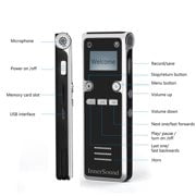 Digital Voice Recorder Voice activated audio recorder,mini audio recorders ,Seenda music recorder,HD Recording of Lectures and Meetings with Double (Best Microphone For Recording Meetings)