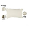 thumbnail image 3 of Covermates Throw Pillow - Weather Resistant, Full Side Zipper, LuxeGuard Collection, Ivory, 3 of 7