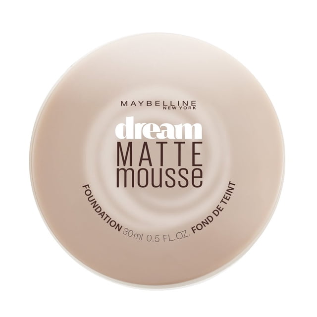 Base de maquillaje Maybelline New York Dream Matte Mousse, color miel, beige