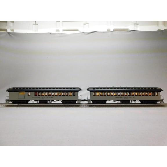 Lionel MOW Wood Passenger Car 2 Pack O Gauge X-304 X-206 2227410