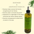 thumbnail image 6 of Rosemary Hair Growth Oil With & Grapeseed Oil for Healthy Hair Growth 8.5FL OZ, 6 of 7