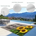 thumbnail image 6 of Outdoor Rug 6x9 ft Farmhouse Sunflower Waterproof Outdoor Patio Rug Mat Non Slip Outside Area Rugs Carpet for RV,Camping,Porch,Deck,Pool,Balconybackyard,Positive Quotes Thankful Grateful, 6 of 9