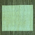 thumbnail image 1 of Ahgly Company Indoor Square Oriental Light Blue Modern Area Rugs, 8' Square, 1 of 4