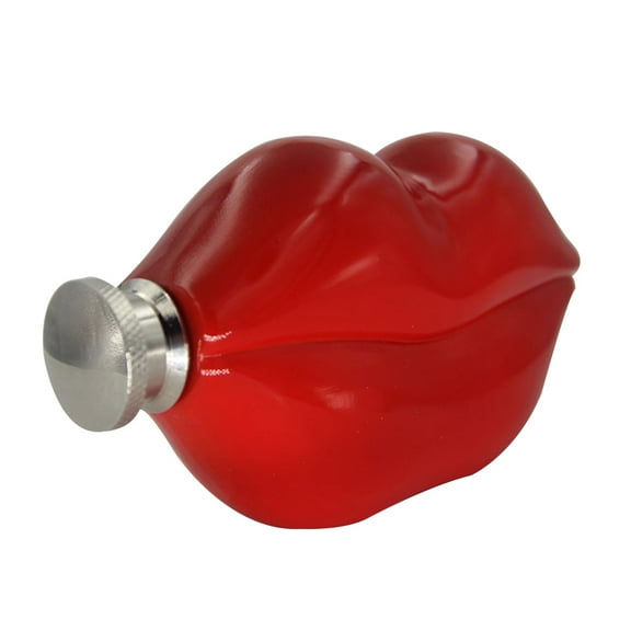 Stainless Steel Sexy Lip Alcohol Hip Flask Liquor Bar Party Flask Flagon for Gift (Flask Funnel)