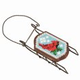 thumbnail image 4 of Herrschners® Winter Birds Sled Ornaments Counted Cross-Stitch Kit, 4 of 5