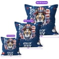 thumbnail image 4 of Patriotic Collie Celebrates 4th of July Pillow Cushion Double Sided Collie Dog Lover Gifts Idea Throw Pillow - 02009, 4 of 4