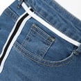 thumbnail image 5 of KaLI_store Mens Jeans Mens Jeans Slim Fit Skinny Denim Stretch Tapered Jean Pants Light Blue,M, 5 of 5