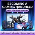 thumbnail image 3 of Gamepad Controlador Juegos Joystick Inalámbrico D8 Telescópico Con Turbo/Gyro 6 Ejes/Diente Vibración Compatible RGB 5.2 para Android/iPhone/Switch/PS4/PC Azul, 3 of 9